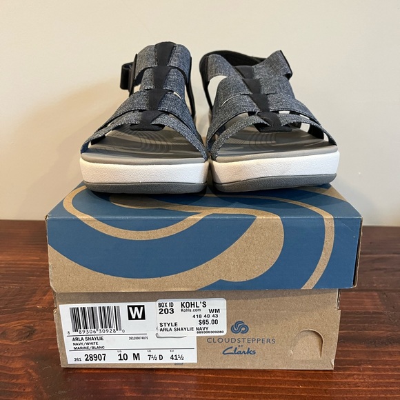 Cloudsteppers by Clarks Shoes - New Clarks Cloudsteppers Arla Shaylie Womens Strappy Sandals Shoes Size 10